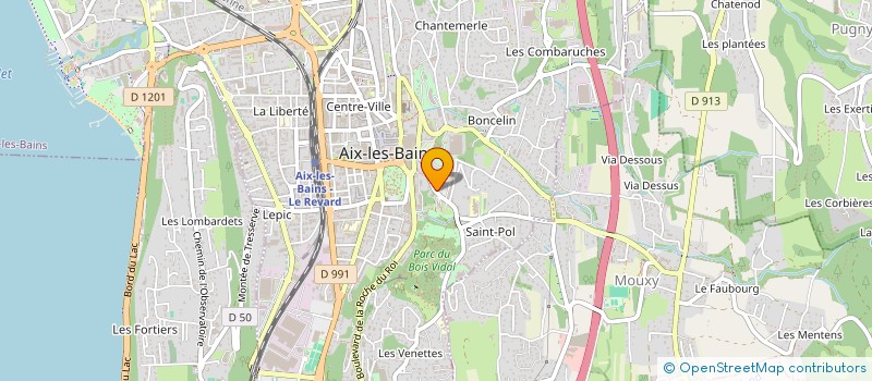 localisation de l'entreprise MONSIEUR JOEL CHAPPE  AIX-LES-BAINS