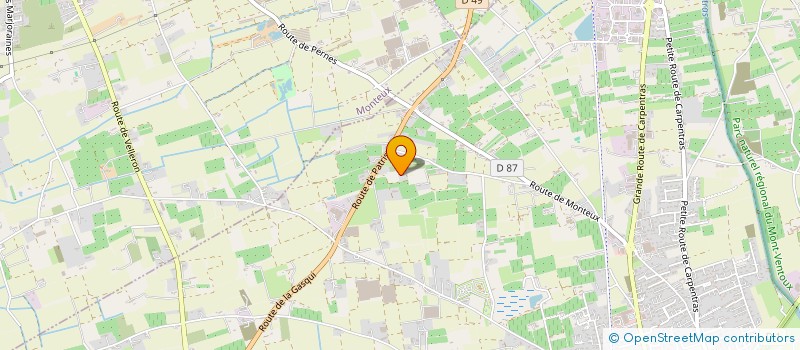 localisation de l'entreprise MONSIEUR JOEL CHAPTAL  PERNES-LES-FONTAINES