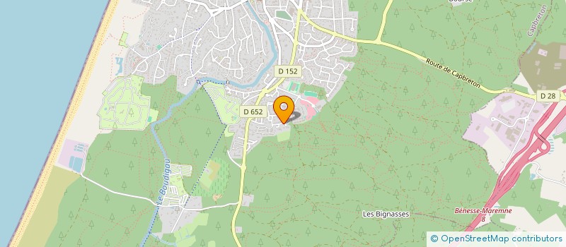 localisation de l'entreprise MONSIEUR JOEL CHARLES  CAPBRETON