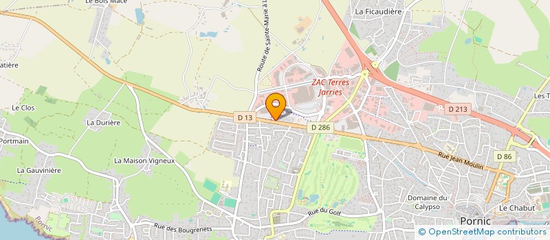 localisation de l'entreprise MONSIEUR JOEL CHARPENTIER  PORNIC