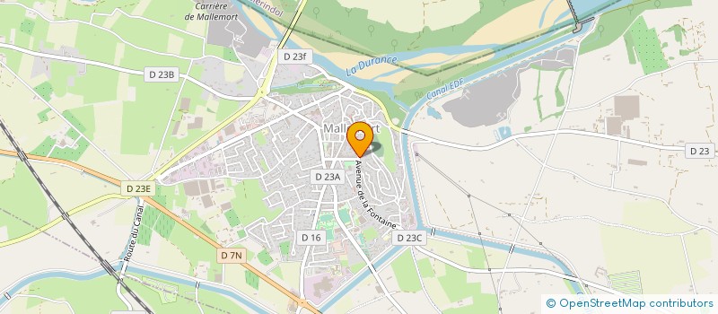 localisation de l'entreprise MONSIEUR JOEL CHARTON  ORGON