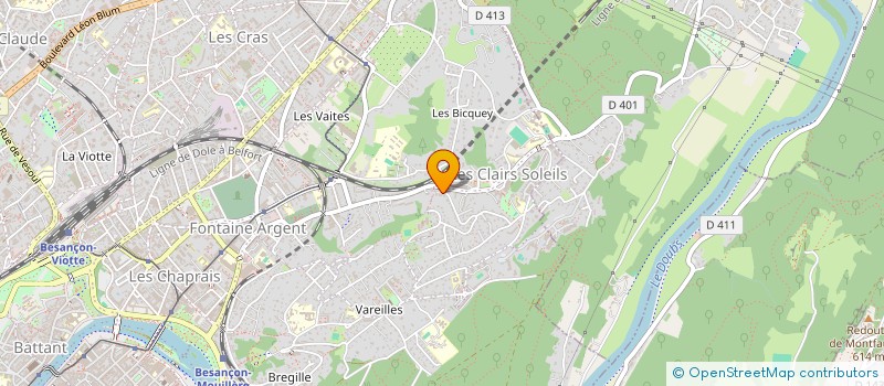 localisation de l'entreprise MONSIEUR JOEL CHATRENET  BESANCON