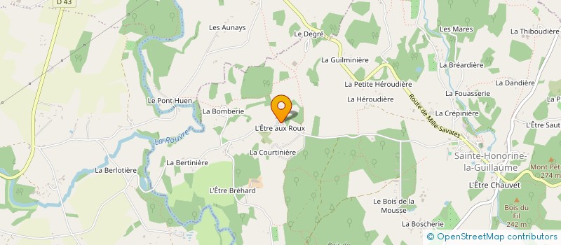 localisation de l'entreprise MONSIEUR JOEL CHAUVIN à PUTANGES-LE-LAC