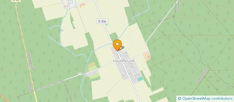 localisation de l'entreprise MONSIEUR JOEL CHAUVIN  HAUTEFEUILLE