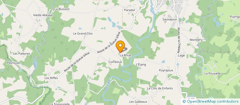 localisation de l'entreprise MONSIEUR JOEL CHEVAL  ST MARTIN DE FRESSENGEAS