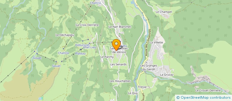 localisation de l'entreprise MONSIEUR JOEL CHEVALIER à SAINT-GERVAIS-LES-BAINS