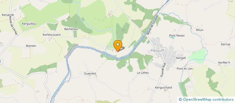 localisation de l'entreprise MONSIEUR JOEL CHEVANCE  PLOUGUERNEVEL