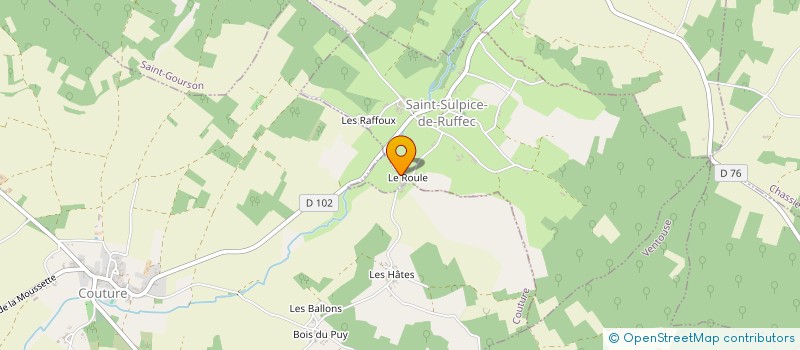 localisation de l'entreprise MONSIEUR JOEL CHEVET à SAINT-SULPICE-DE-RUFFEC