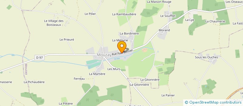 localisation de l'entreprise MONSIEUR JOEL CHEVREAU à MOUZAY
