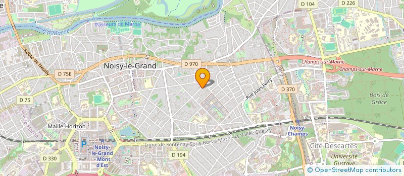 localisation de l'entreprise MONSIEUR JOEL CHOISY  NOISY-LE-GRAND