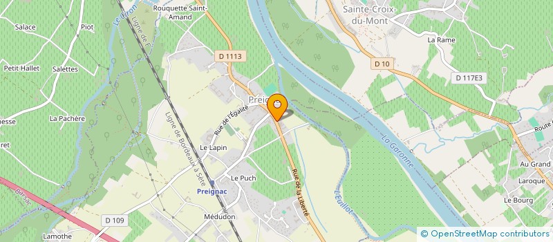 localisation de l'entreprise MONSIEUR JOEL CHOQUET à PREIGNAC