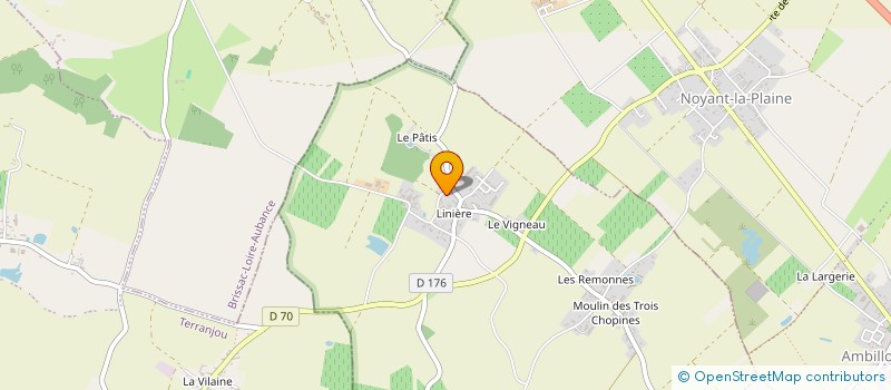 localisation de l'entreprise MONSIEUR JOEL CHOUTEAU à DOUE-EN-ANJOU