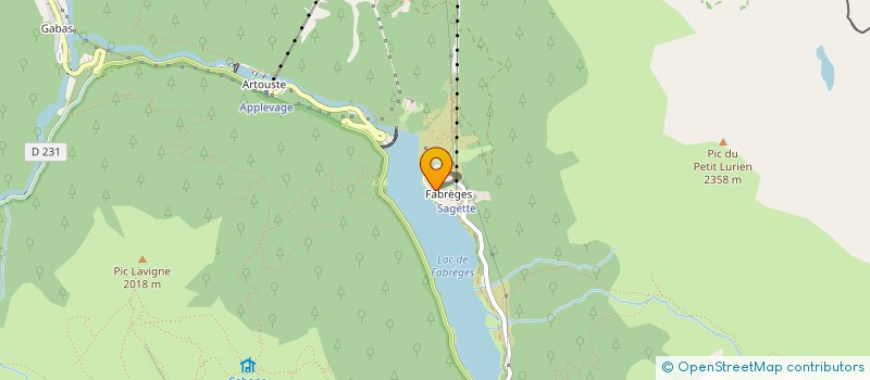 localisation de l'entreprise MONSIEUR JOEL-CHRISTIAN LACOSTE  EAUX-BONNES