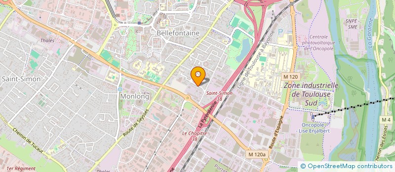 localisation de l'entreprise MONSIEUR JOEL CHRISTOPHE à TOULOUSE