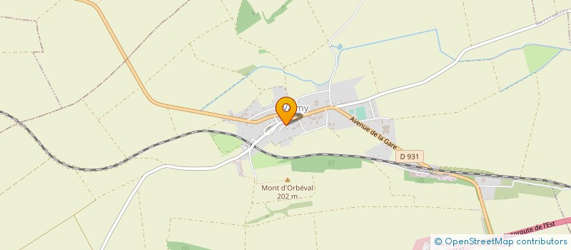 localisation de l'entreprise MONSIEUR JOEL CHUROUT  VILLE-SUR-TOURBE