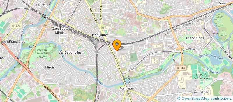 localisation de l'entreprise MONSIEUR JOEL CISSE  LE MANS