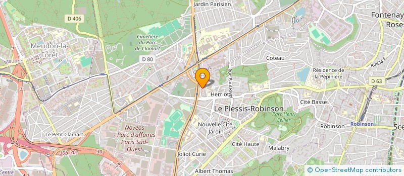 localisation de l'entreprise MONSIEUR JOEL CLASSE  LE PLESSIS-ROBINSON