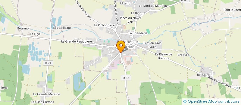 localisation de l'entreprise MONSIEUR JOEL CLERC à SAVIGNE-SUR-LATHAN