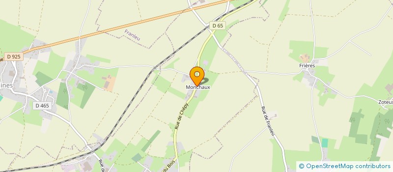 localisation de l'entreprise MONSIEUR JOEL CLOZIER  CHEPY