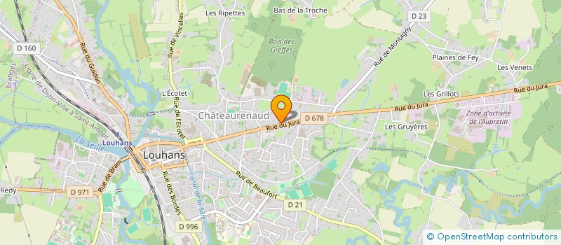 localisation de l'entreprise MONSIEUR JOEL COLLET à LOUHANS