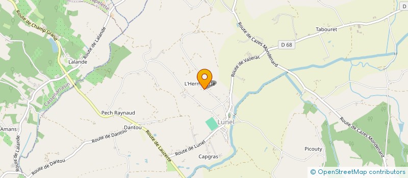 localisation de l'entreprise MONSIEUR JOEL COMBALBERT  LAFRANCAISE