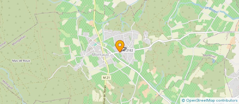 localisation de l'entreprise MONSIEUR JOEL COMBETTES  MONTAUD