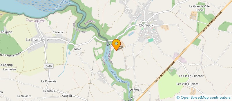 localisation de l'entreprise MONSIEUR JOEL CONILLEAU  LAMBALLE-ARMOR