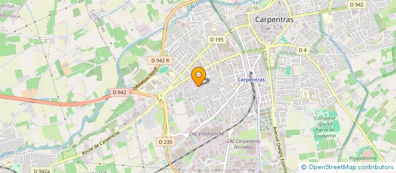 localisation de l'entreprise MONSIEUR JOEL CONSCIENCE à CARPENTRAS