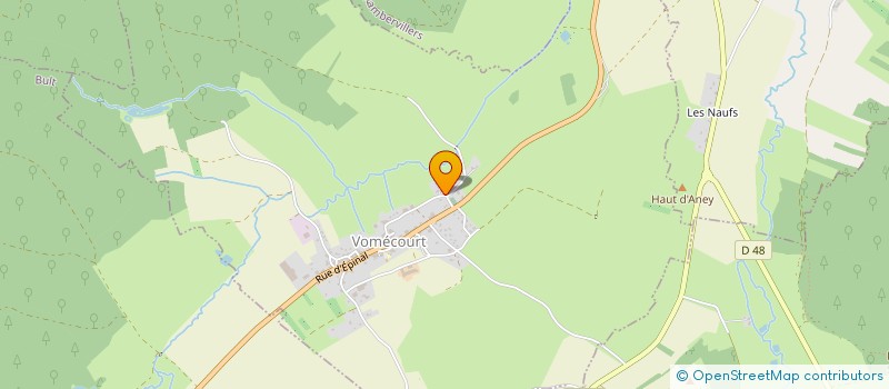 localisation de l'entreprise MONSIEUR JOEL COPPENS  VOMECOURT