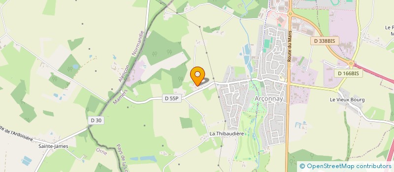 localisation de l'entreprise MONSIEUR JOEL CORBIN  ARCONNAY