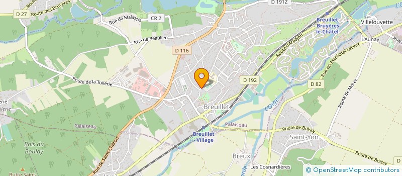 localisation de l'entreprise MONSIEUR JOEL CORDIER à BREUILLET