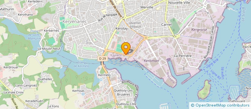 localisation de l'entreprise MONSIEUR JOEL CORNU à LORIENT