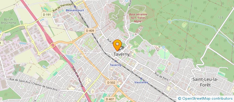 localisation de l'entreprise MONSIEUR JOEL COROLUS  TAVERNY