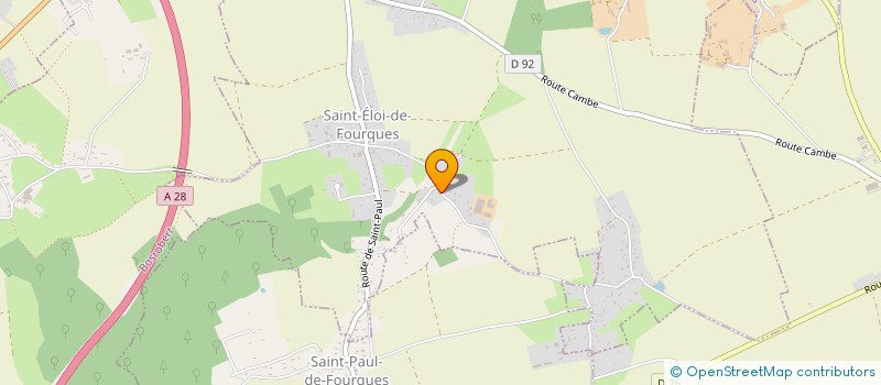 localisation de l'entreprise MONSIEUR JOEL COTTARD  ST ELOI DE FOURQUES