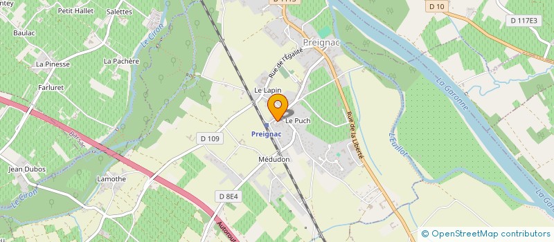 localisation de l'entreprise MONSIEUR JOEL COTTET à PREIGNAC