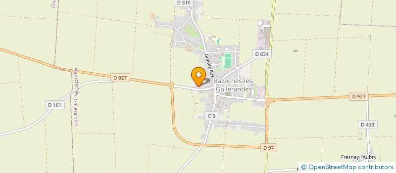 localisation de l'entreprise MONSIEUR JOEL COULON à BAZOCHES-LES-GALLERANDES