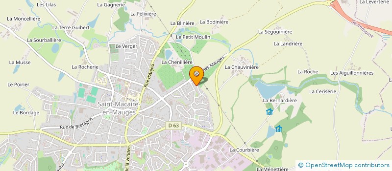 localisation de l'entreprise MONSIEUR JOEL COUPRI à SEVREMOINE
