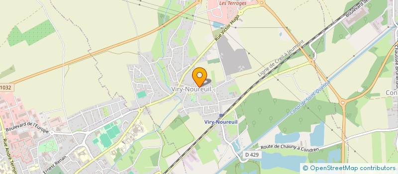 localisation de l'entreprise MONSIEUR JOEL COURBOIN  VIRY-NOUREUIL