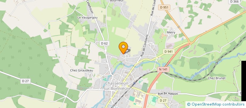 localisation de l'entreprise MONSIEUR JOEL COURTOIS à CHASSENEUIL-SUR-BONNIEURE