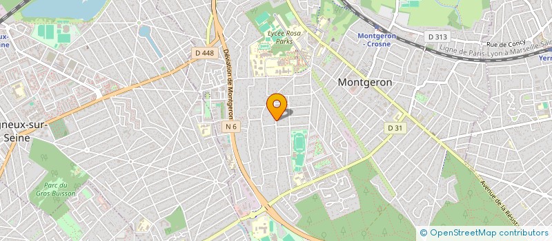 localisation de l'entreprise MONSIEUR JOEL COURTOIS à MONTGERON