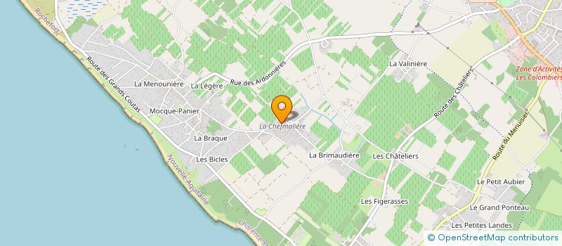 localisation de l'entreprise MONSIEUR JOEL COUTANT à SAINT-PIERRE-D OLERON