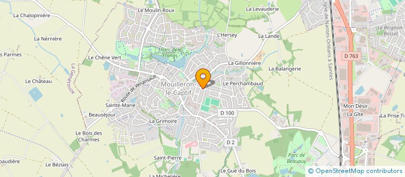localisation de l'entreprise MONSIEUR JOEL COUTEAU à MOUILLERON-LE-CAPTIF