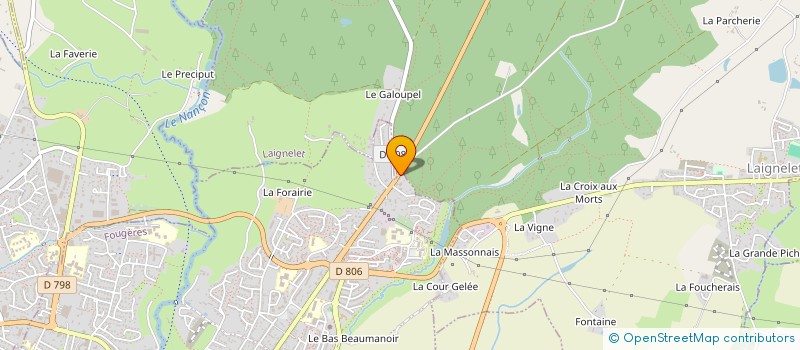 localisation de l'entreprise MONSIEUR JOEL COXON-HAYLES  NOYAL-SUR-VILAINE