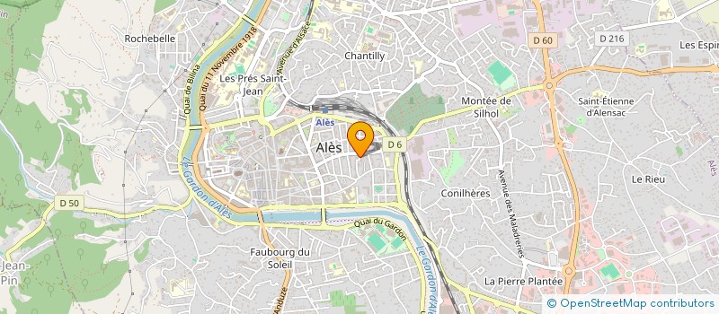 localisation de l'entreprise MONSIEUR JOEL CRESPIN  ALES