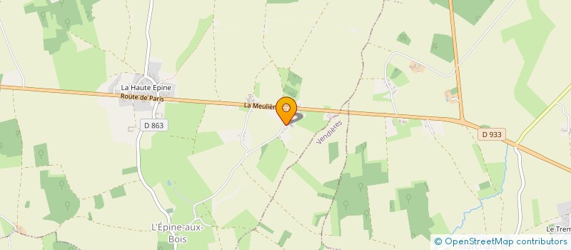 localisation de l'entreprise MONSIEUR JOEL D HAYER  L'EPINE-AUX-BOIS