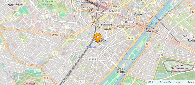 localisation de l'entreprise MONSIEUR JOEL DA SILVA  PUTEAUX