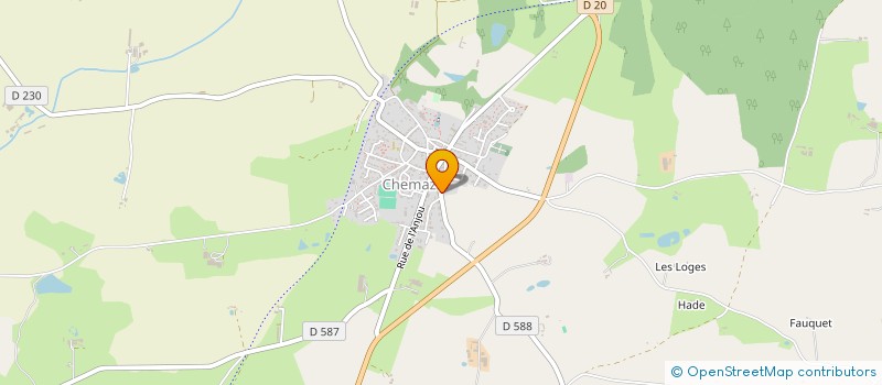 localisation de l'entreprise MONSIEUR JOEL DAGUIN  CHEMAZE