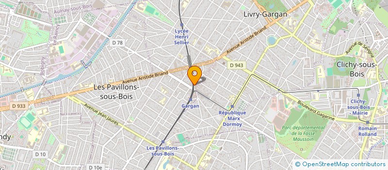 localisation de l'entreprise MONSIEUR JOEL DANGLADES  LES PAVILLONS-SOUS-BOIS