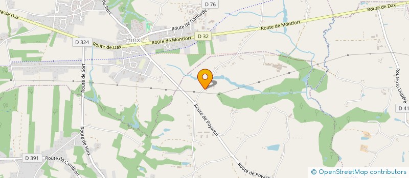 localisation de l'entreprise MONSIEUR JOEL DANHIL  SORT-EN-CHALOSSE