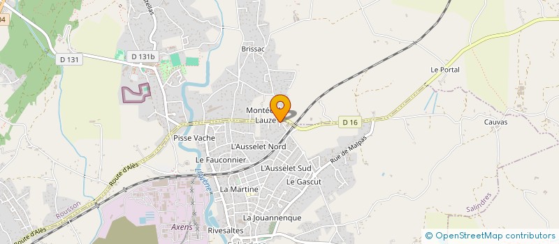 localisation de l'entreprise MONSIEUR JOEL DANIEL  SALINDRES